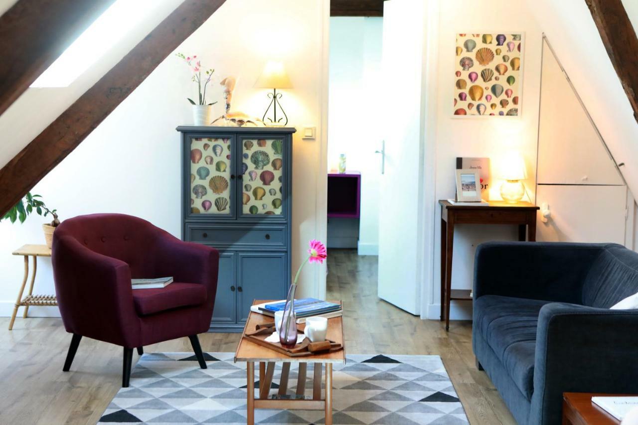 Le Coquillage Apartment Granville Bagian luar foto